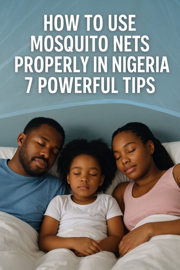 Mosquito net use in Nigeria